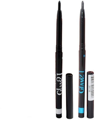 

Glam 21 Kajal & Eyeliner Black-Blue Pack Of 2 (0.35gX2) Pencils(Black, Blue)