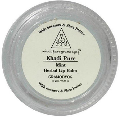 

Khadi Pure Herbal Mint Lip Balm - 10g fruit(Pack of: 1, 10 g)