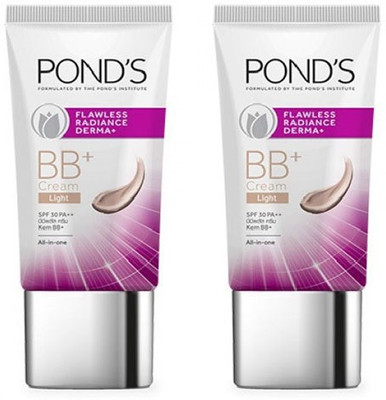 

Ponds Flawless Radiance Derma+ BB+ Cream ( PACK OF 2)(50 ml)