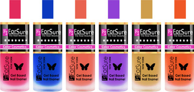 

Forsure Pink, Blue, Peach, Purple, Golden, Orange Velvet Matte Nail Polish (Set of 6 Nail Polish) Pink, Blue, Peach, Purple, Golden, Orange(Pack of 6)