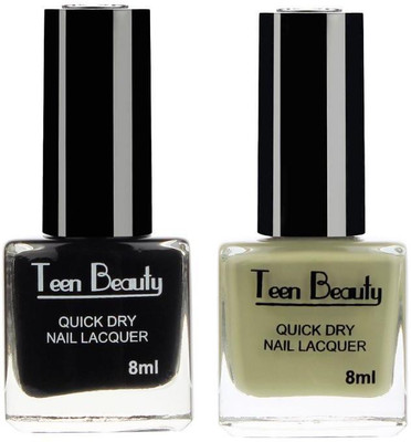 

Teen Beauty DualNail-258 Magical Black, Lime(Pack of 2)