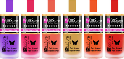 

Forsure Purple, Pink, Peach, Golden, Orange, Red Velvet Matte Nail Polish (Set of 6 Nail Polish) Purple, Pink, Peach, Golden, Orange, Red(Pack of 6)