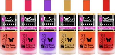 

Forsure Peach, Pink, Purple, Golden, Orange, Red Velvet Matte Nail Polish (Set of 6 Nail Polish) Peach, Pink, Purple, Golden, Orange, Red(Pack of 6)