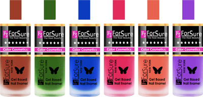 

Forsure Nude, Green, Blue, Pink, Peach, Purple Velvet Matte Nail Polish (Set of 6 Nail Polish) Nude, Green, Blue, Pink, Peach, Purple(Pack of 6)