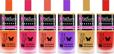 

Forsure Orange, Pink, Peach, Purple, Golden, Red Velvet Matte Nail Polish (Set of 6 Nail Polish) Orange, Pink, Peach, Purple, Golden, Red(Pack of 6)
