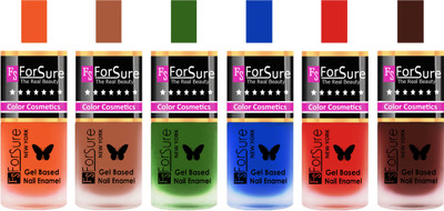 

Forsure Orange, Brown, Green, Blue, Red, Reddish Maroon Velvet Matte Nail Polish (Set of 6 Nail Polish) Orange, Brown, Green, Blue, Red, Reddish Maroon(Pack of 6)