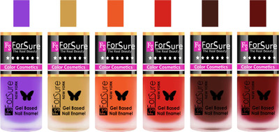 

Forsure Purple, Golden, Orange, Red, Reddish Maroon, Maroon Velvet Matte Nail Polish (Set of 6 Nail Polish) Purple, Golden, Orange, Red, Reddish Maroon, Maroon(Pack of 6)