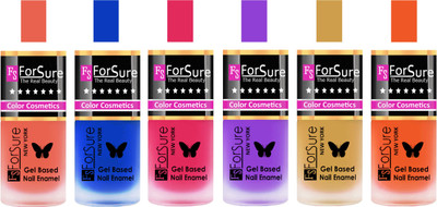

Forsure Peach, Blue, Pink, Purple, Golden, Orange Velvet Matte Nail Polish (Set of 6 Nail Polish) Peach, Blue, Pink, Purple, Golden, Orange(Pack of 6)