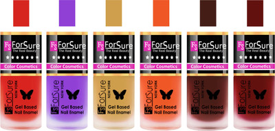 

Forsure Red, Purple, Golden, Orange, Reddish Maroon, Maroon Velvet Matte Nail Polish (Set of 6 Nail Polish) Red, Purple, Golden, Orange, Reddish Maroon, Maroon(Pack of 6)