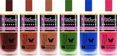 

Forsure Reddish Maroon, Nude, Brown, Green, Blue, Pink Velvet Matte Nail Polish (Set of 6 Nail Polish) Reddish Maroon, Nude, Brown, Green, Blue, Pink(Pack of 6)