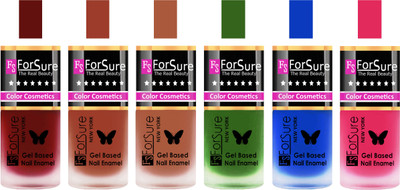 

Forsure Maroon, Nude, Brown, Green, Blue, Pink Velvet Matte Nail Polish (Set of 6 Nail Polish) Maroon, Nude, Brown, Green, Blue, Pink(Pack of 6)
