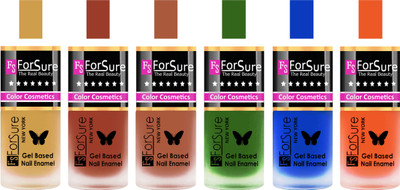 

Forsure Golden, Nude, Brown, Green, Blue, Orange Velvet Matte Nail Polish (Set of 6 Nail Polish) Golden, Nude, Brown, Green, Blue, Orange(Pack of 6)