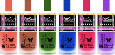 

Forsure Peach, Brown, Green, Blue Pink, Purple Velvet Matte Nail Polish (Set of 6 Nail Polish) Peach, Brown, Green, Blue Pink, Purple(Pack of 6)