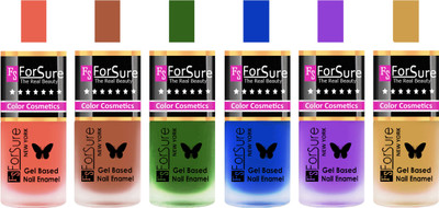 

Forsure Peach, Brown, Green, Blue, Purple, Golden Velvet Matte Nail Polish (Set of 6 Nail Polish) Peach, Brown, Green, Blue, Purple, Golden(Pack of 6)
