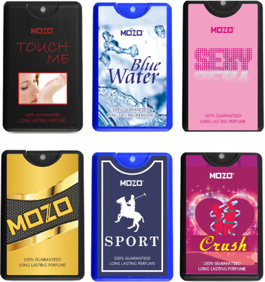 

Mayur Mozo Office Wear Pocket Perfume Combo (6Pcs Of 18ml) Eau de Parfum - 108 ml(For Men & Women)