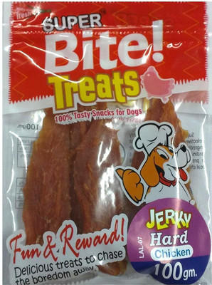 

Foodie Puppies Fine Natural Tasty & Healthy Jerky Hard Chicken Snack Treats for Dogs, 100gm (Pack of 2) Chicken Dog Chew(200 g, Pack of 2)