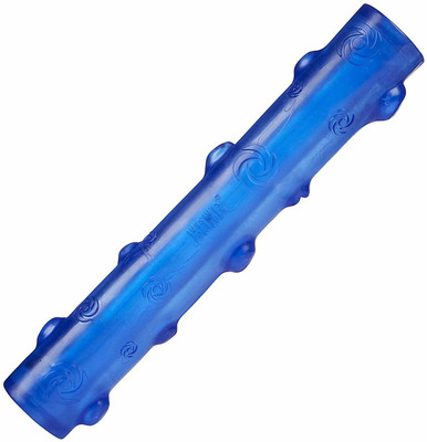 

Kong Squeezz Dog Stick Toy Regular Fit Medium Size Blue in color Rubber Stick For Dog