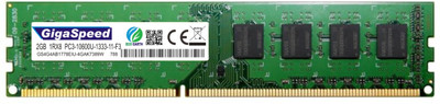 

GIGASPEED DDR3 DDR3 2 GB (Dual Channel) PC (2GB DDR3-1333 MHZ (PC3-10600U))(BLUE / GREEN)