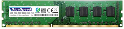 

GIGASPEED DDR3 DDR3 4 GB (Dual Channel) Laptop (4GB DDR3-1333 MHZ (PC3-10600U))(BLUE / GREEN)