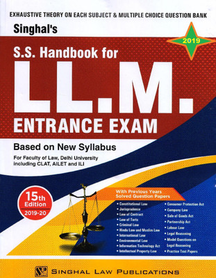 S.S. HandBook For LL.M. Entrance Exam Based On New Syllabus By Vishal Singh(Paperback, LL.M), Sanjay Tyagi (LL.B., N.K. Gupta (LL.B., LL.M. (DU)), Vishal Singh (LL.B., Sanjay Aggarwal (LL.B., LL.M.)) S.S. HandBook For LL.M. Entrance Exam Based On New Syllabus By Vishal Singh(Paperback, LL.M), Sanjay Tyagi (LL.B., N.K. Gupta (LL.B., LL.M. (DU)), Vishal Singh (LL.B., Sanjay Aggarwal (LL.B., LL.M.))