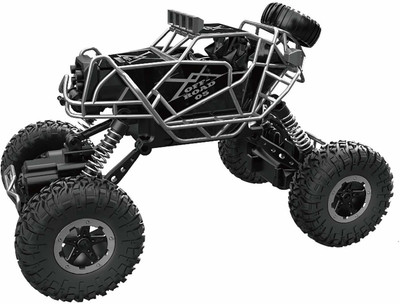 

SS INTERNATIONAL Remote Controlled Rock Crawler Rock Through Off Road i-ghost RC Monster Truck, Four wheel Drive, 1:43 Scale 2.4 GHZ, Latest 2018 design and model(Black)