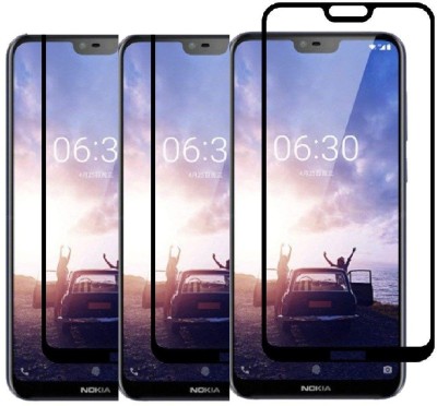 KITE DIGITAL Tempered Glass Guard for Nokia 6.1 Plus(Pack of 3)