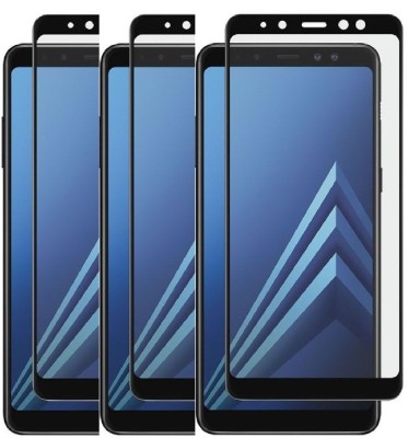 KITE DIGITAL Tempered Glass Guard for SAMSUNG A8 (2018)(Pack of 3)