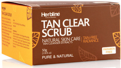 

Herbline Tan Clear Scrub Natural Skin Care 50gm Scrub(50 g)
