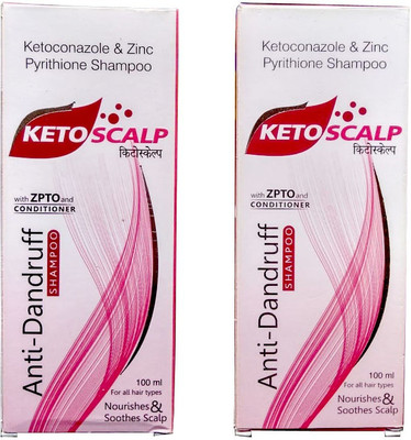 

Leeford Ketoscalp Anti-Dandruff Shampoo (100 ml X Pack of 2 )(200 ml)
