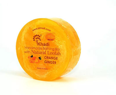 

Khadi Kailash Orange Ginger Handmade Loofah Soap(125 g, Pack of 2)