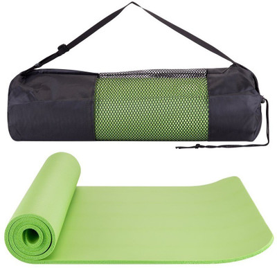 

QUINERGYS ® Non Slip Yoga Mat For Women & Men With Carrying Bag, Non Toxic Yoga Mat 1/4 Inch Green 4 mm Yoga Mat, Royal green