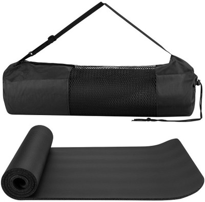 

QUINERGYS ® Anti Slip Exercise Mat 6mm for Yoga Pilates & Home Gym Black 4 mm Yoga Mat, Café noir