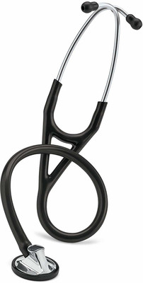 

3M Littmann Master Cardiology Stethoscope, Black Tube, 27 inch, 2160 Master Cardiology Stethoscope(Black)