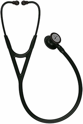 

3M Littmann Cardiology IV Diagnostic Stethoscope, Black-Finish Chestpiece, Black Tube, Stem and Headset, 27 inch, 6163 Cardiology Stethoscope(Black)