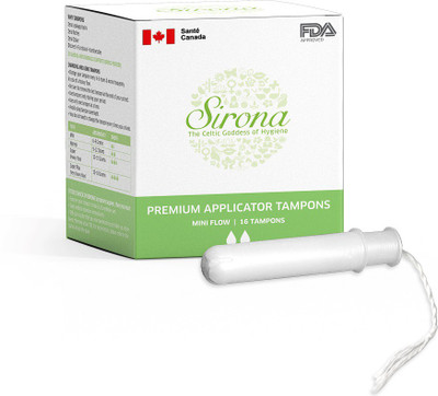 

SIRONA Premium Applicator Mini Flow Tampons(Pack of 16)