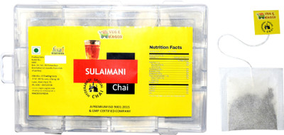 

Veg E Wagon Sulaimani (Black) Tea - 90 Dips in Plastic Box Black Tea Bags(90 Bags, Tray)