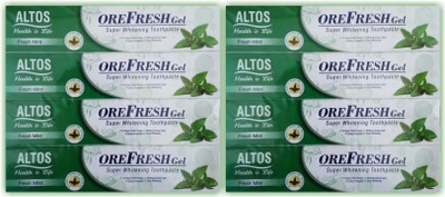 

ALTOS OreFresh Gel_Fresh Mint Toothpaste(800 g, Pack of 8)