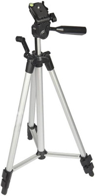 

Gazzet Tripod-3110 Head & Quick Release Plate For Video Cameras and mobile Tripod Kit(Silver, Supports Up to 500 g)