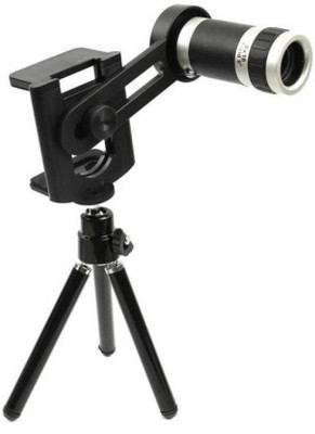 

Roboster Good Quality 8X Z Telescope Camera Lens + Tripod Mount Mobile Phone Holder for Android Phone Tripod Kit(Multicolor, Supports Up to 1000 g)