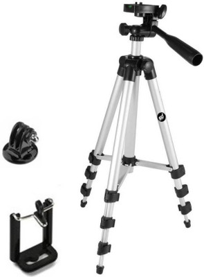 

Gazzet black Stand silver colour Tripod Kit(Silver, Supports Up to 500 g)