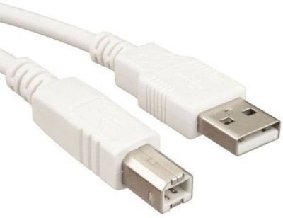TECHON  TV-out Cable 5 Meter USB 3.0 Printer Cable Micro USB Cable(White, For Computer, 5 m)