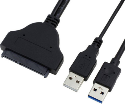 

Smacc USB 3.0 to 2.5" SATA III Hard Drive Adapter Cable - SATA to USB 3.0 Converter for SSD/HDD USB Adapter(Black)