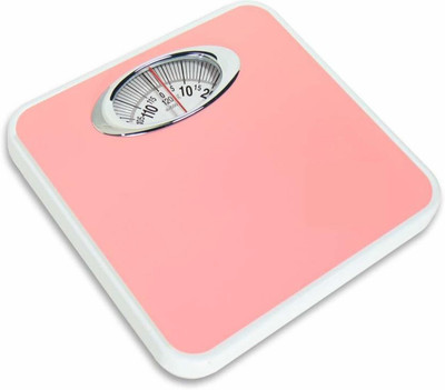 

Zelenor Analog Weight Machine For Human Capacity 120Kg Mechanical Manual Analog Weighing Scale(Pink)