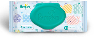 

Pampers Fresh Clean(64 Pieces)