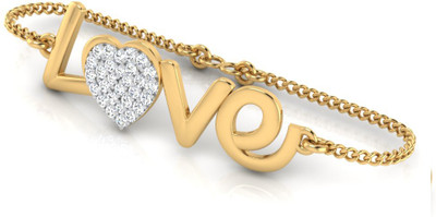 IskiUski Sterling Silver Swarovski Crystal Gold-plated Bracelet