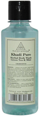 

Khadi Pure Herbal Green Tea & Mint Body Wash - 210ml(210 ml)