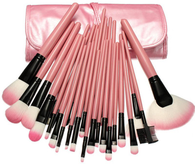 

Yashus Makeup Brushes Set Professional Cosmetic Brush Set Pink Eyeshadow(Pack of 32)