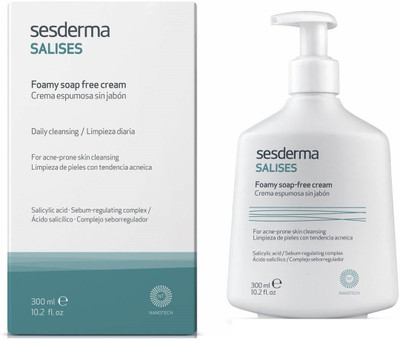 

Sesderma Salises Foamy Soap Free Cream Daily Cleansing For Acne Prone Skin(300 ml)