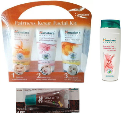 

Himalaya coca butter lip balm, intensive face lotion, fairness face kit(Set of 3)