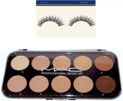 

jollity EYELASH AND Concealer Base Palette 10 Shade(Set of 2)